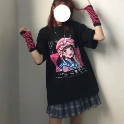 Unzzy HOT SALE Cartoon T-shirt KF82225