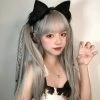 Unzzy HOT SALE Light Gray Long Straight Wig KF81823