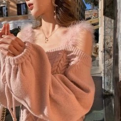 Unzzy Chic Sling Sweater KF81638 HOT SALE