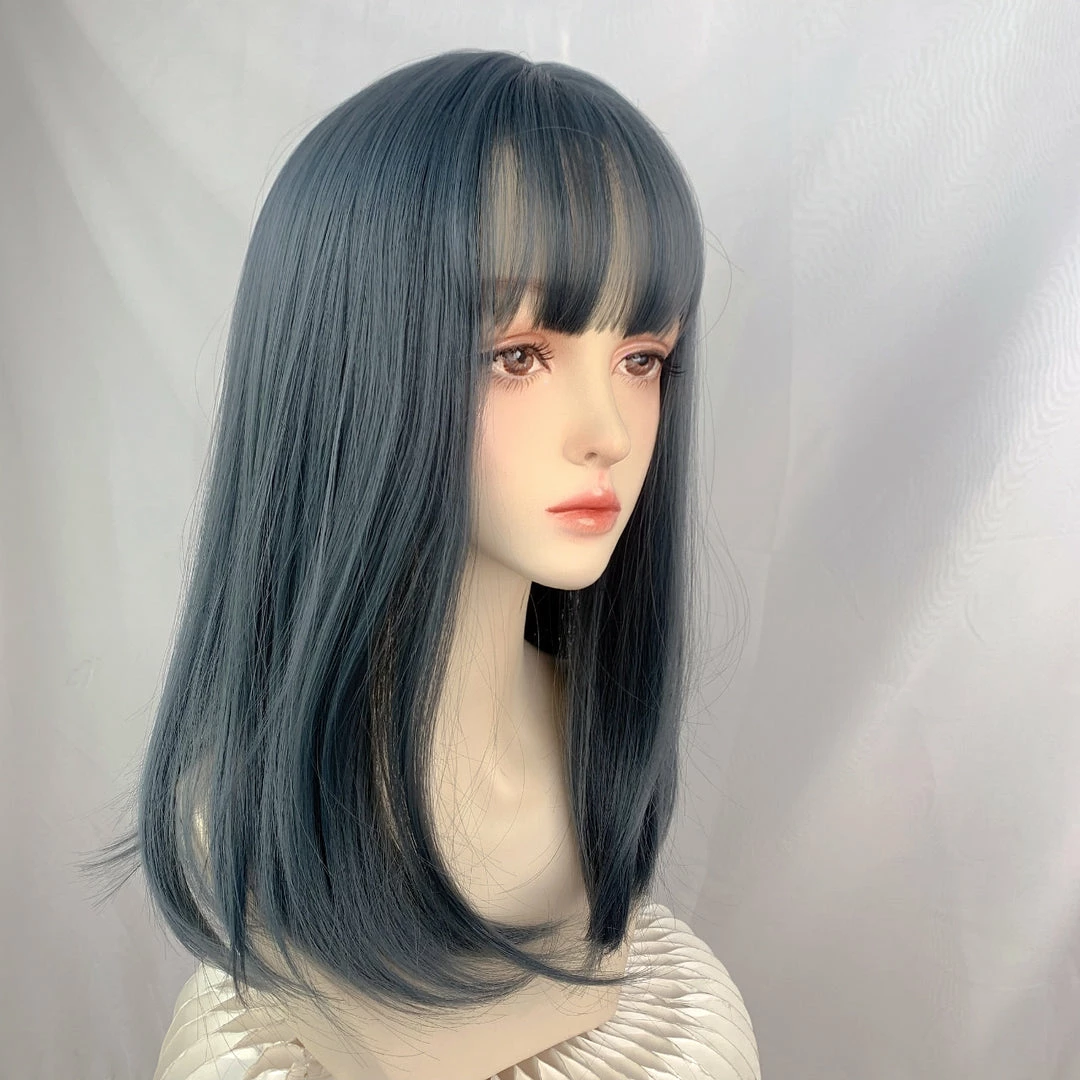 Unzzy Harajuku Blue Wig KF81454 6 Unzzy Harajuku Blue Wig KF81454