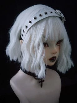 Unzzy Handmade Faux Leather Headband KF82693