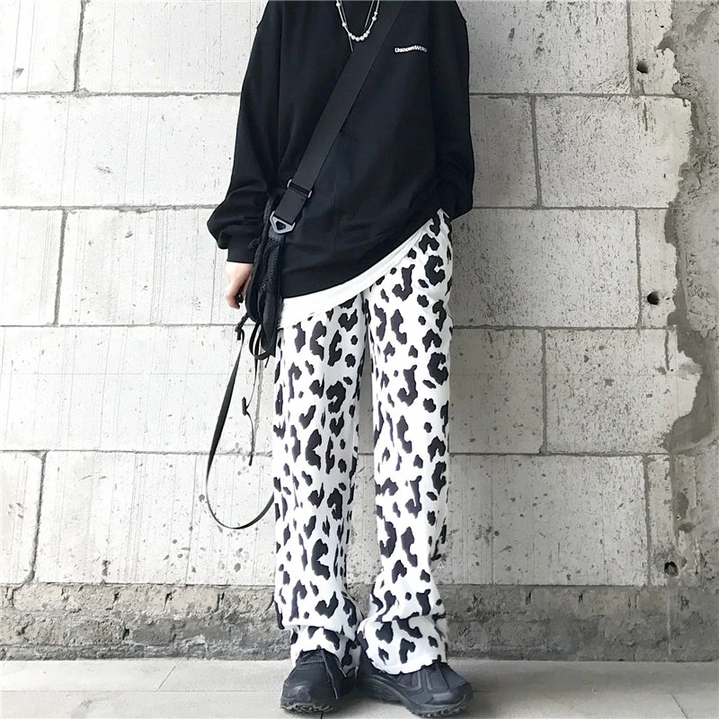 Unzzy Ulzzang Cow Pants KF81523 1 Unzzy Ulzzang Cow Pants KF81523