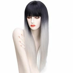 Unzzy Ombre Gray Wigs KF81855
