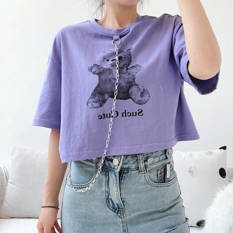 Unzzy Harajuku Bear T-shirt KF81335 HOT SALE 3 Unzzy Harajuku Bear T-shirt KF81335 HOT SALE