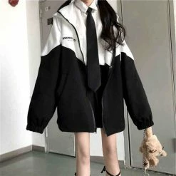 Unzzy Black And White Loose Baseball Uniform KF82257 HOT SALE