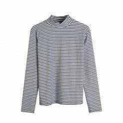 Unzzy Striped Long-sleeved T-shirt KF9436 9 Unzzy Striped Long-sleeved T-shirt KF9436