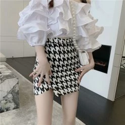 Unzzy HOT SALE Off-the-shoulder Shirt + Skirt Two-piece Set KF30405 7 Unzzy HOT SALE Off-the-shoulder Shirt + Skirt Two-piece Set KF30405