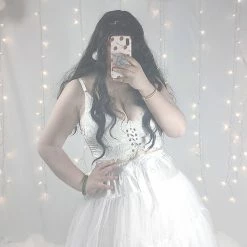 Unzzy Plus Size Lace Camisole KF82045