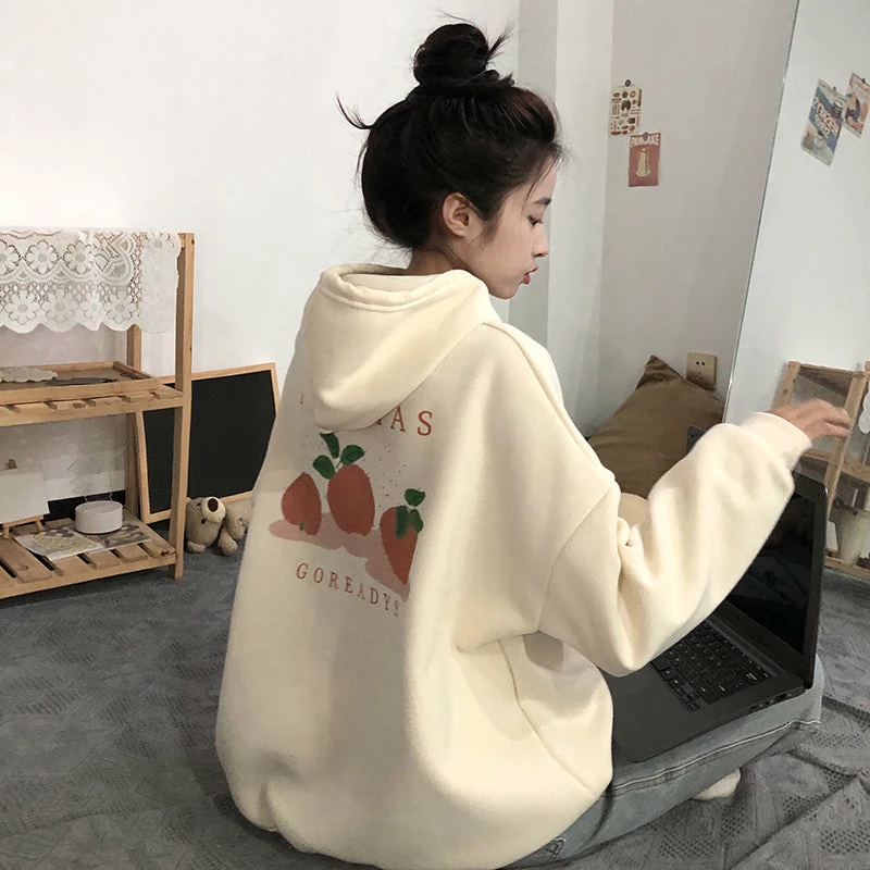 Unzzy HOT SALE Fruit Print Hooded Sweatshirt KF82417 1 Unzzy HOT SALE Fruit Print Hooded Sweatshirt KF82417