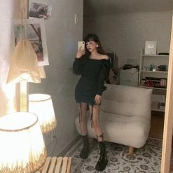 Unzzy HOT SALE Retro Diablo Dress KF81135