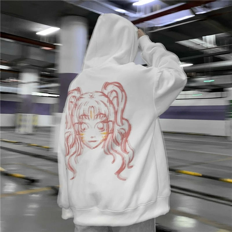 Unzzy HOT SALE Ulzzang Anime Hoodie KF81782 5 Unzzy HOT SALE Ulzzang Anime Hoodie KF81782