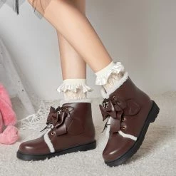 Unzzy Winter Student Martin Boots KF10093