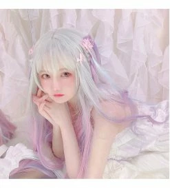 Unzzy HOT SALE Gradient Long Curly Wig KF81671