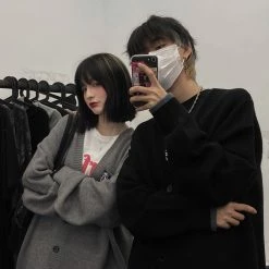 Unzzy Ulzzang Couple Sweatshirt KF82293 HOT SALE