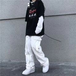 Unzzy HOT SALE Anime Round Neck Long Sleeve Top KF80055