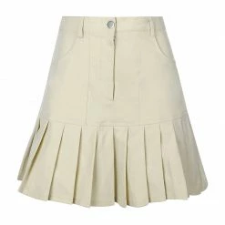 Unzzy High Waist All-match Pleated Skirt KF81826 9 Unzzy High Waist All-match Pleated Skirt KF81826