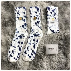 Unzzy HOT SALE Drew House Same Style Socks (a Pair) KF50024