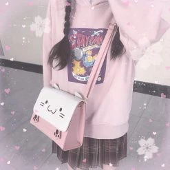 Unzzy HOT SALE Cartoon Cat Shoulder Bag KF908038