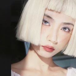 Unzzy HOT SALE GOLDEN SHORT STRAIGHT WIG KF82226