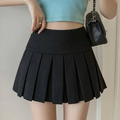 Kfashionstyle HOT SALE White Pleated Skirt KF2008