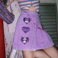 Unzzy Harajuku Denim Skirt KF9332