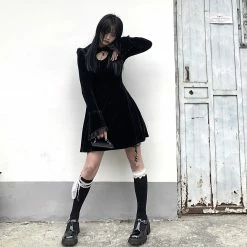 Unzzy Dark Punk Dress KF81722