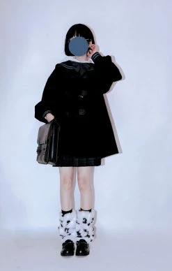 Unzzy HOT SALE Harajuku Black And White Leg Cover KF81607 8 Unzzy HOT SALE Harajuku Black And White Leg Cover KF81607