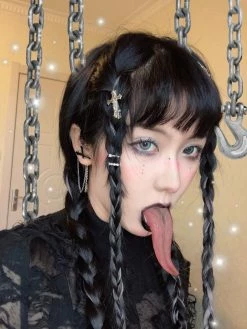 Unzzy Cross Earrings KF81459