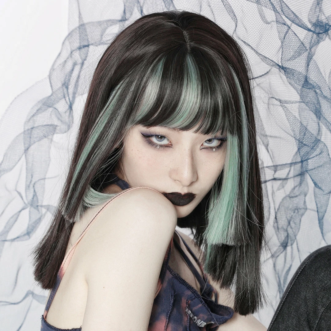 Unzzy HOT SALE Harajuku Gradient Wig KF82823 3 Unzzy HOT SALE Harajuku Gradient Wig KF82823