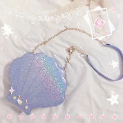 Unzzy HOT SALE Pearl Shell Messenger Bag KF908047