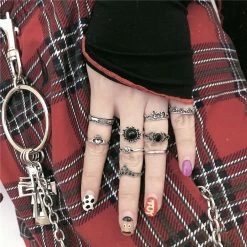 Unzzy Harajuku 10 Rings KF81433