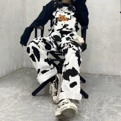 Unzzy HOT SALE Ulzzang Cows Overalls KF81584