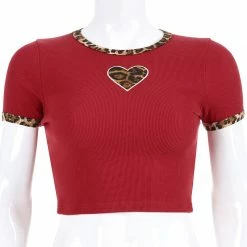 Unzzy Vintage Red T-shirt KF90511