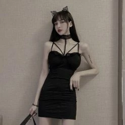 Unzzy HOT SALE Lace Suspender Skirt KF30236