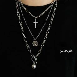 Unzzy Silver Necklace KF7003