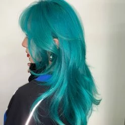 Unzzy HOT SALE Blue-green Wig KF9614