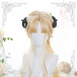 Unzzy HOT SALE Golden Long Roll Wig KF90552