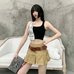 Unzzy HOT SALE Fashion Pleated Skirt KF81999