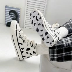 Unzzy Cow Canvas Shoes KF82216 HOT SALE