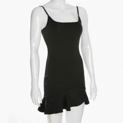 Unzzy Punk Black Dress KF81341 HOT SALE 9 Unzzy Punk Black Dress KF81341 HOT SALE
