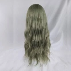 Unzzy Green Long Roll Wig KF9620