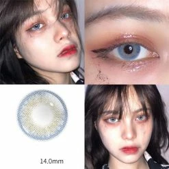 Unzzy BLUE CONTACT LENSES (TWO PIECES) KF82766