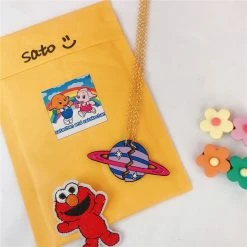 Unzzy Couple Planet Necklace (two) KF9581 HOT SALE