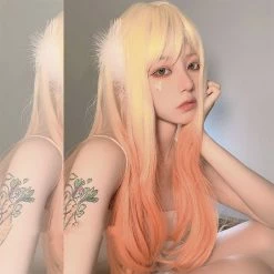 Unzzy Harajuku Golden Wig KF81563