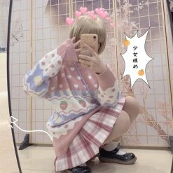 Unzzy Cute Loose Sweater KF82270 HOT SALE