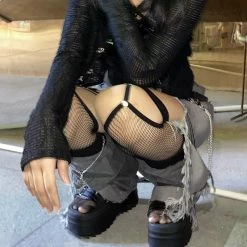 Unzzy Dark Punk Stockings KF82261 HOT SALE