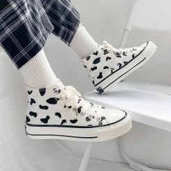 Unzzy Cow Canvas Shoes KF82216 HOT SALE
