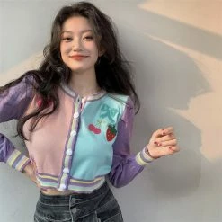 Unzzy Bubble Sleeve Knitted Cardigan KF82571