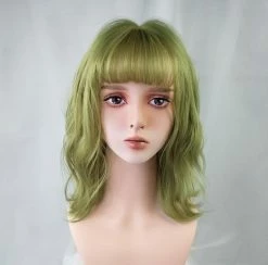 Unzzy Green Short Roll Wig KF9226 HOT SALE
