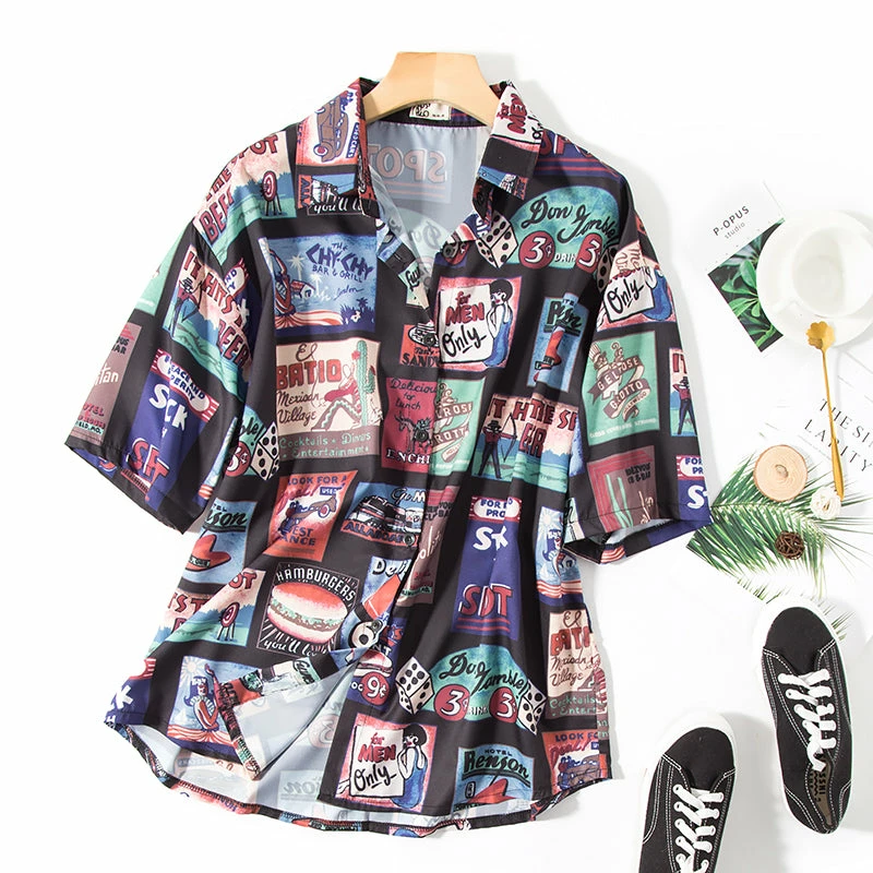 Unzzy HOT SALE Vintage American Single Breasted Shirt KF50118 6 Unzzy HOT SALE Vintage American Single Breasted Shirt KF50118